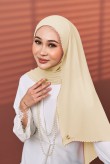 (AS-IS)TIARA Sulam Shawl in Light Yellow